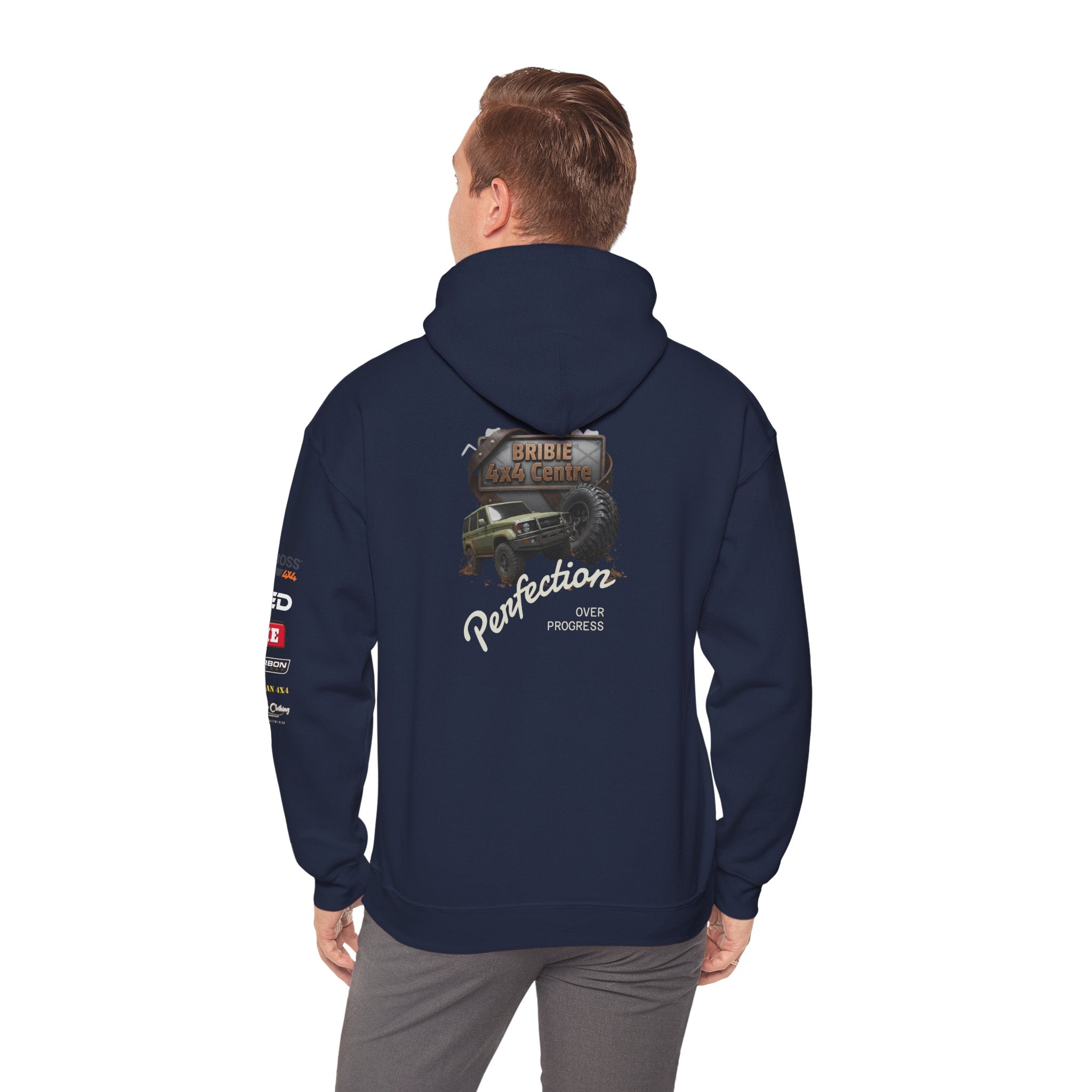 Bribie 4x4 Centre Hoodie — Off‑Road 4x4 Crew Sweatshirt