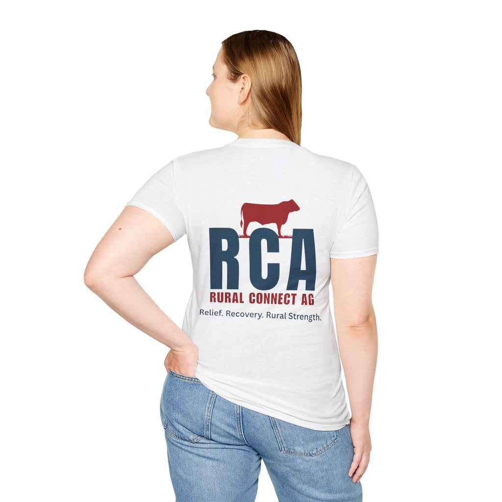 RCA Rural Connect Ag T-Shirt — Relief, Recovery, Unisex soft tee