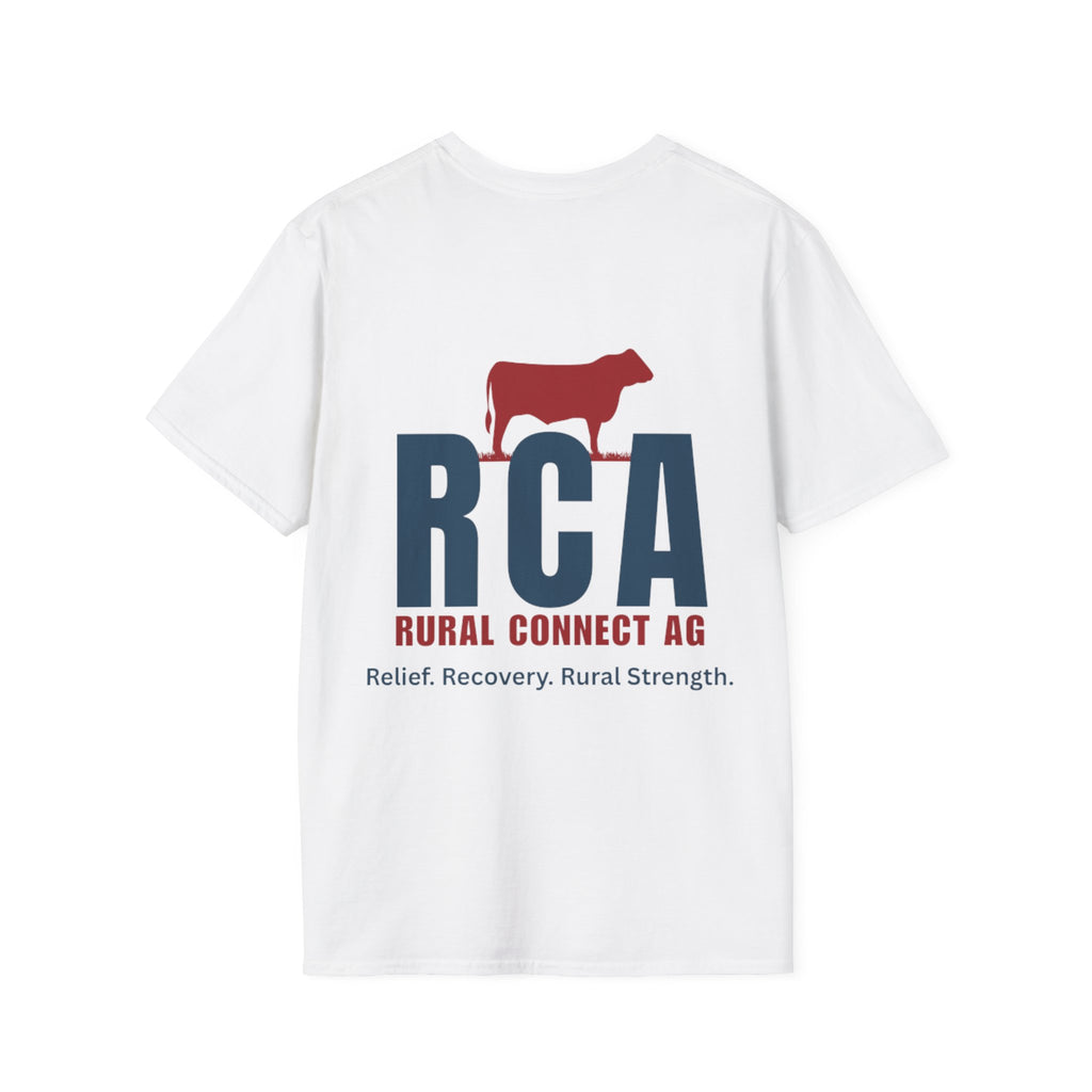 RCA Rural Connect Ag T-Shirt — Relief, Recovery, Unisex soft tee