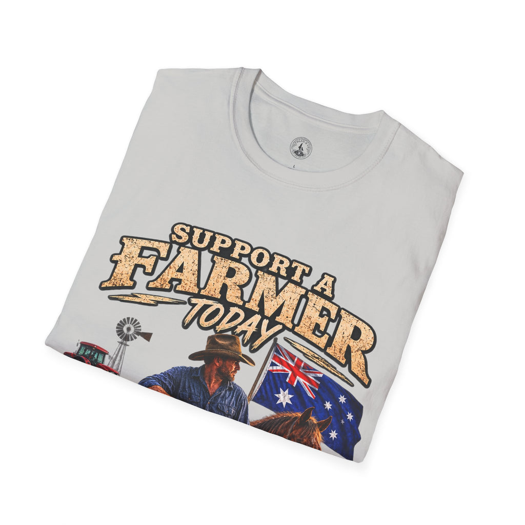 Support a Farmer Today T-Shirt – Australian Farmers Support Shirt