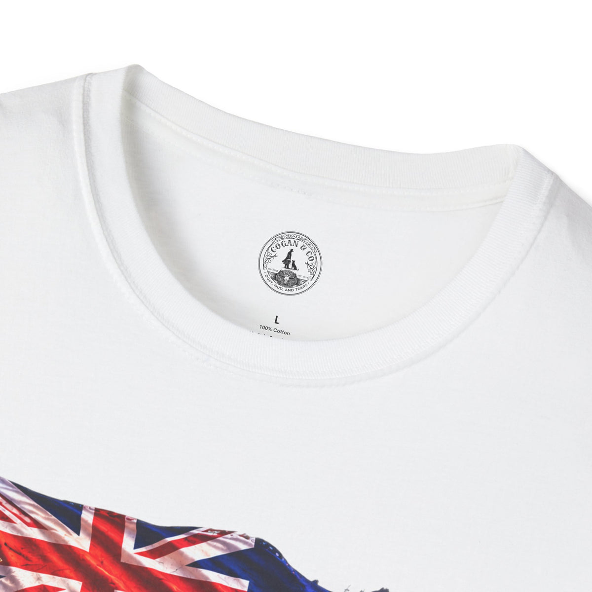 Aussie Aussie Aussie Oi Oi Oi Australian Flag T-Shirt | FRONT PRINT