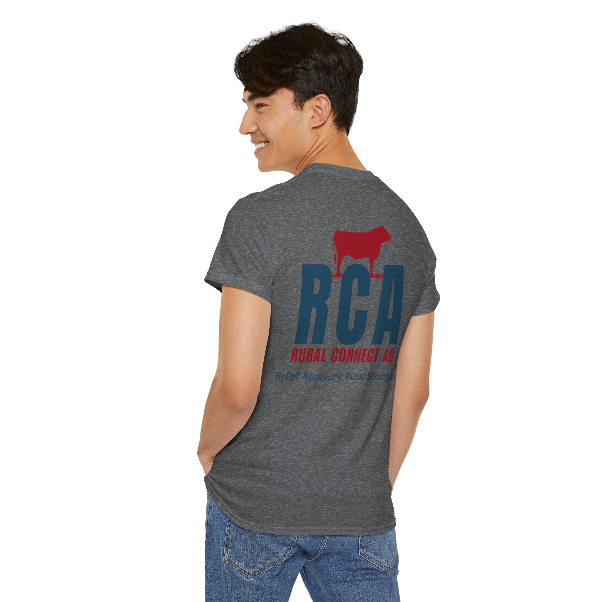 Rural Connect AG Unisex Heavy Cotton Tee - Relief Recovery Rural Strength