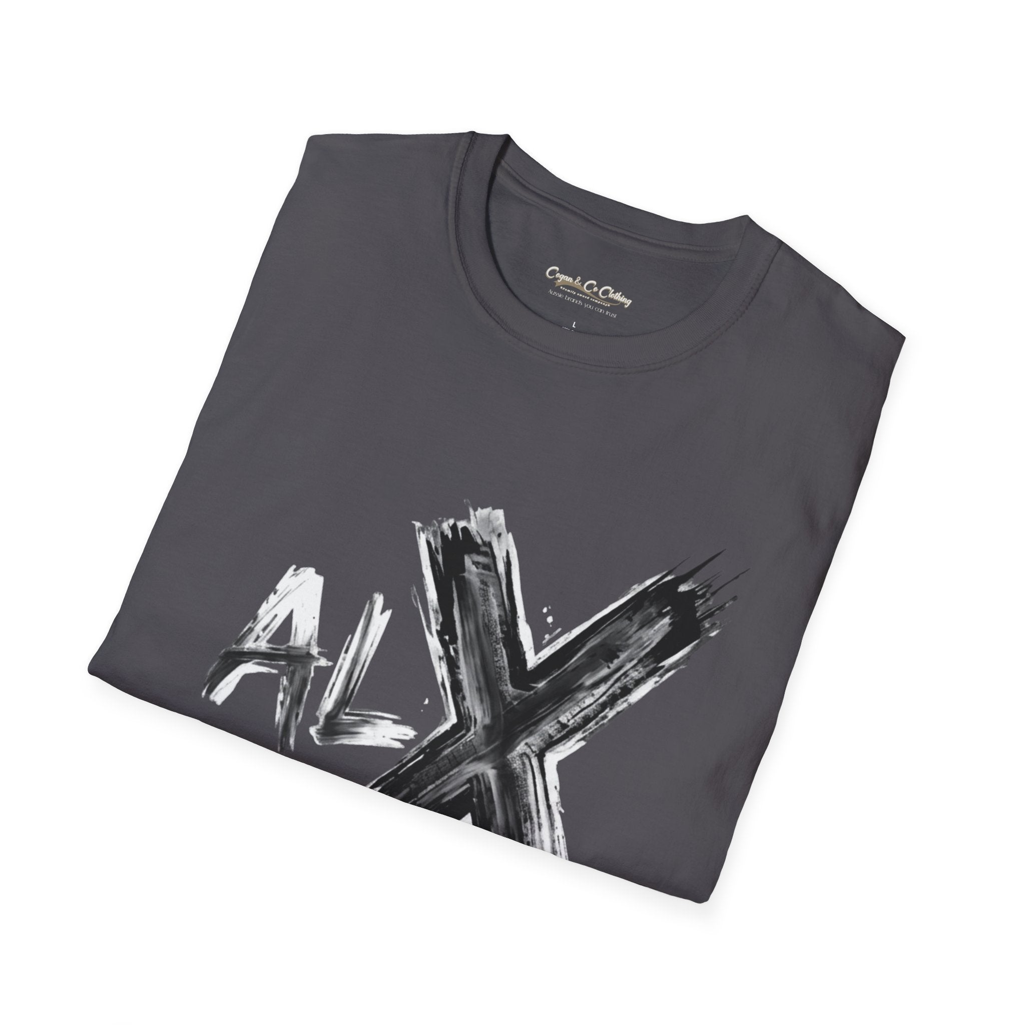 Paint Brush X T‑Shirt — Name "Alex" Graphic Tee