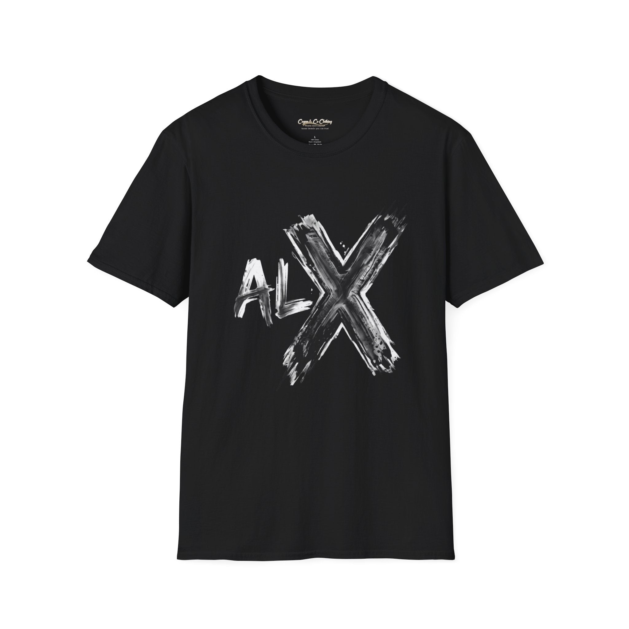 Paint Brush X T‑Shirt — Name "Alex" Graphic Tee