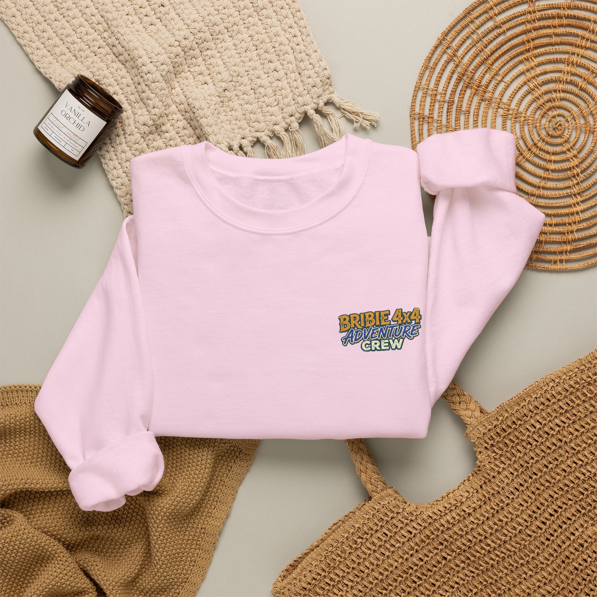 Bribie 4x4 adventure crew Crewneck Sweatshirt