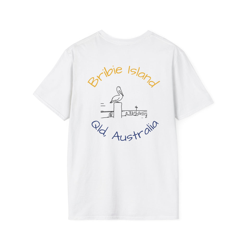 Bribie Island Dolphin/Pelican T-Shirt