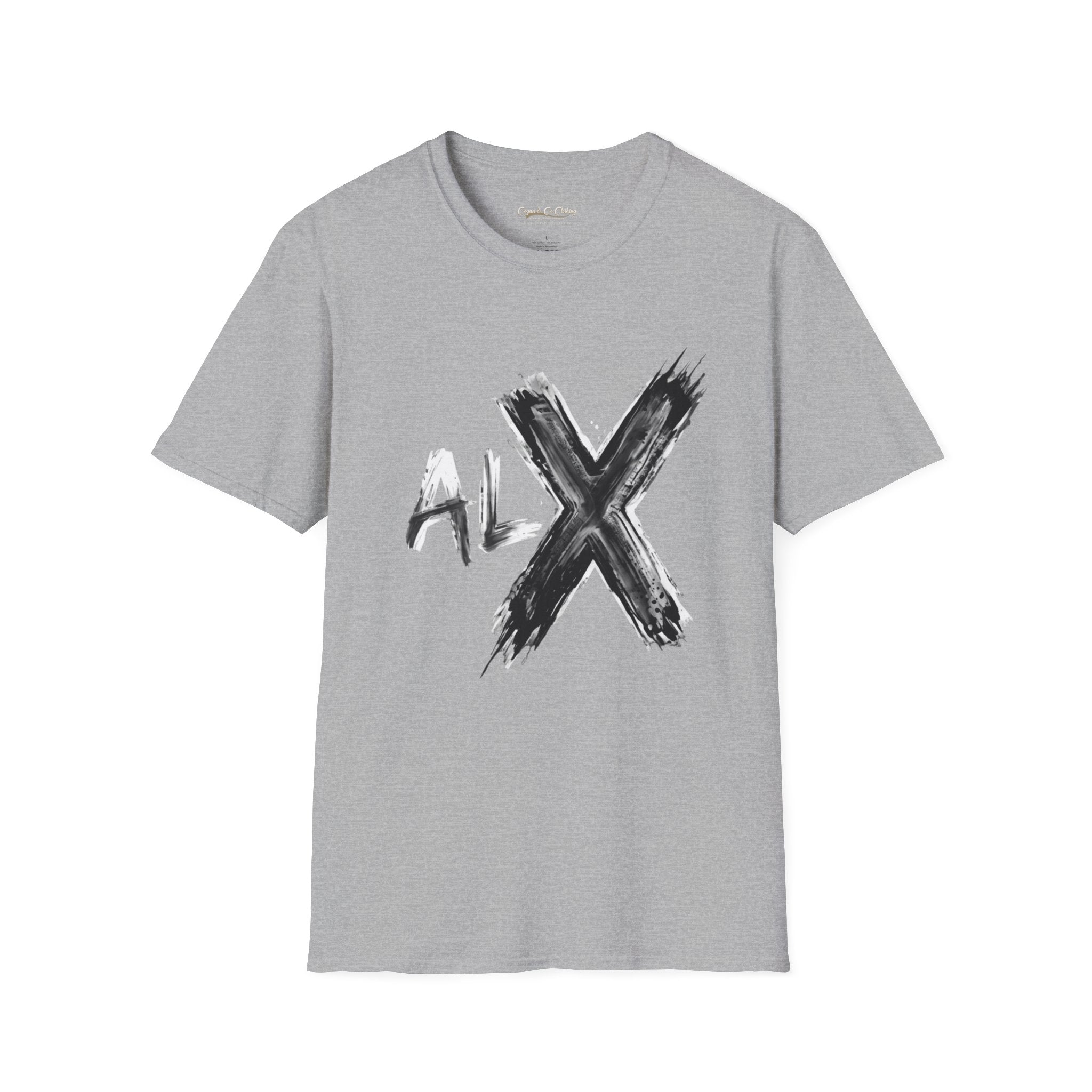 Paint Brush X T‑Shirt — Name "Alex" Graphic Tee
