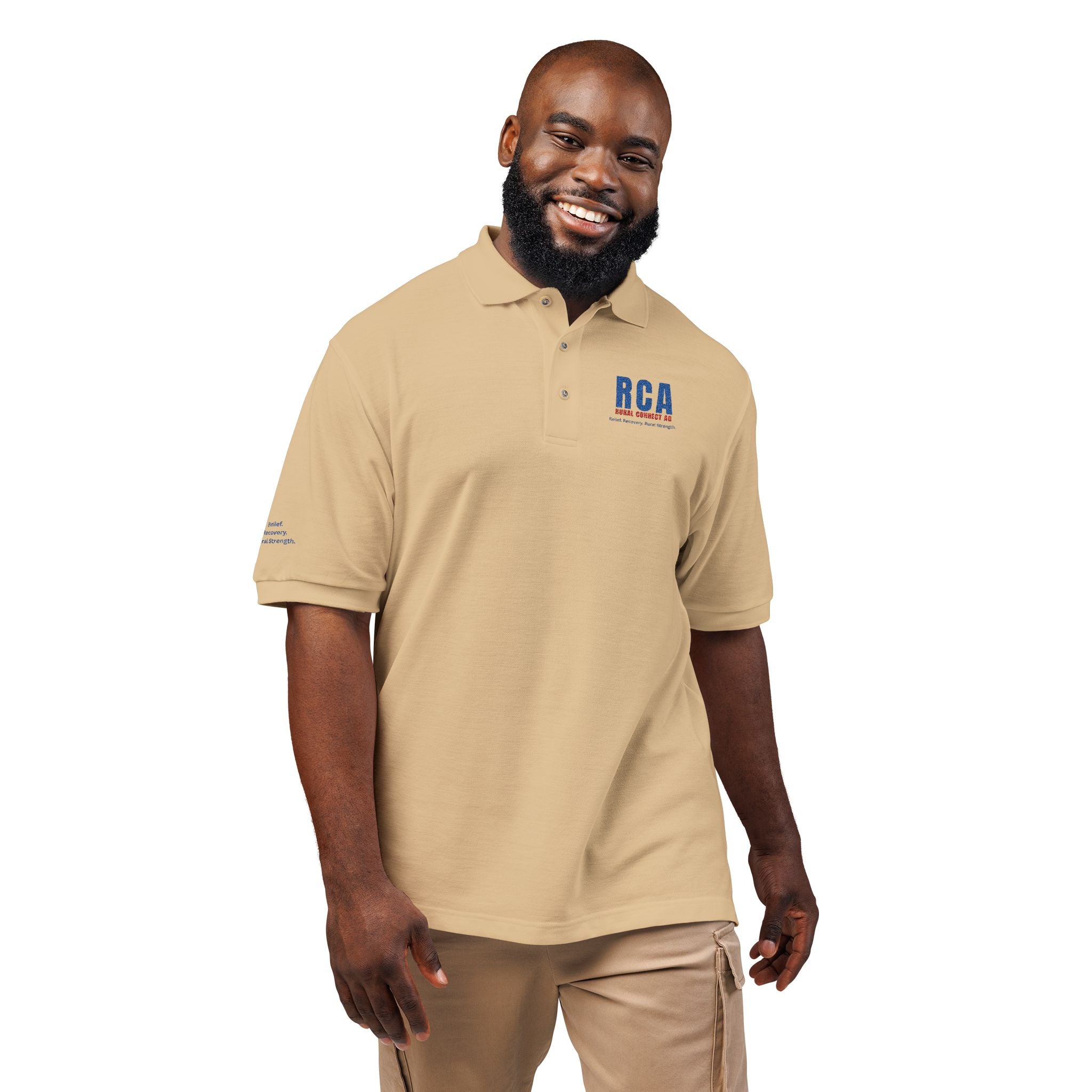 RCA Rural Connect Ag Embroidered Polo Shirt