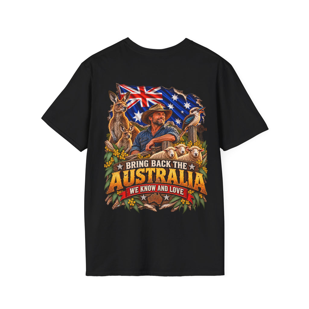 Bring Back the Australia We Know and Love Australian Pride T-Shirt | BACK PRINT 2