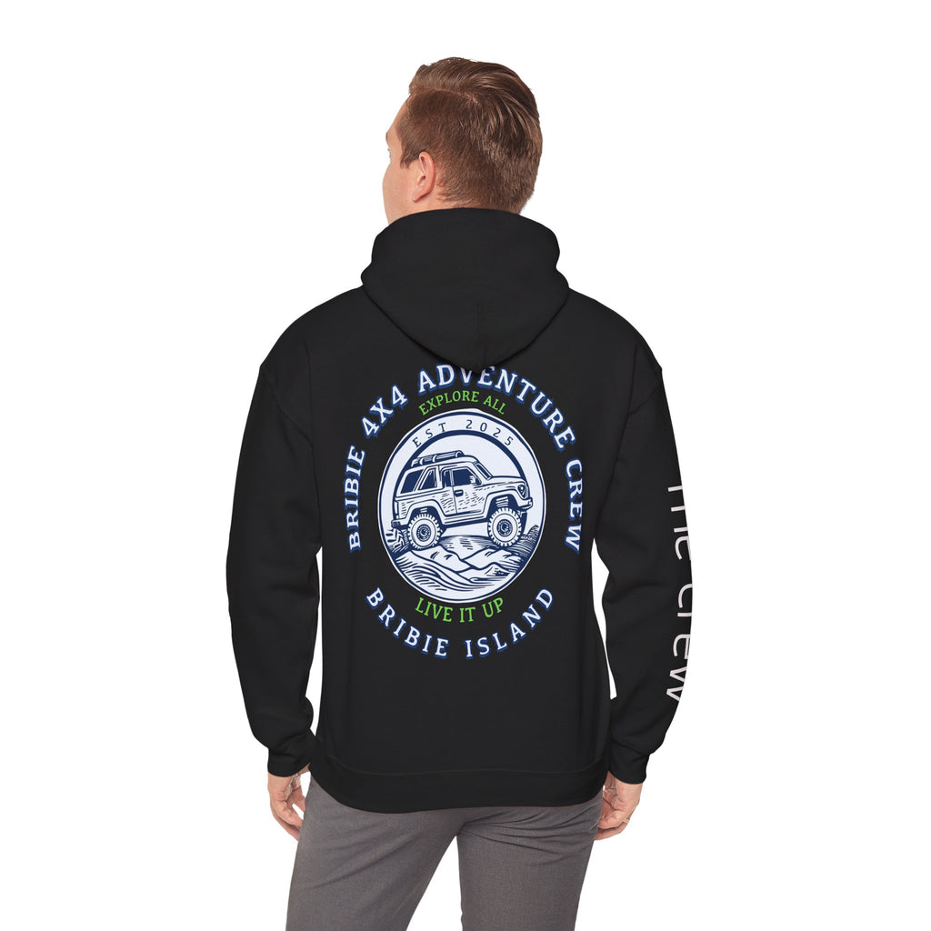 4x4 Adventure Crew Hoodie — Bribie Island Off-Road Jeep Sweatshirt