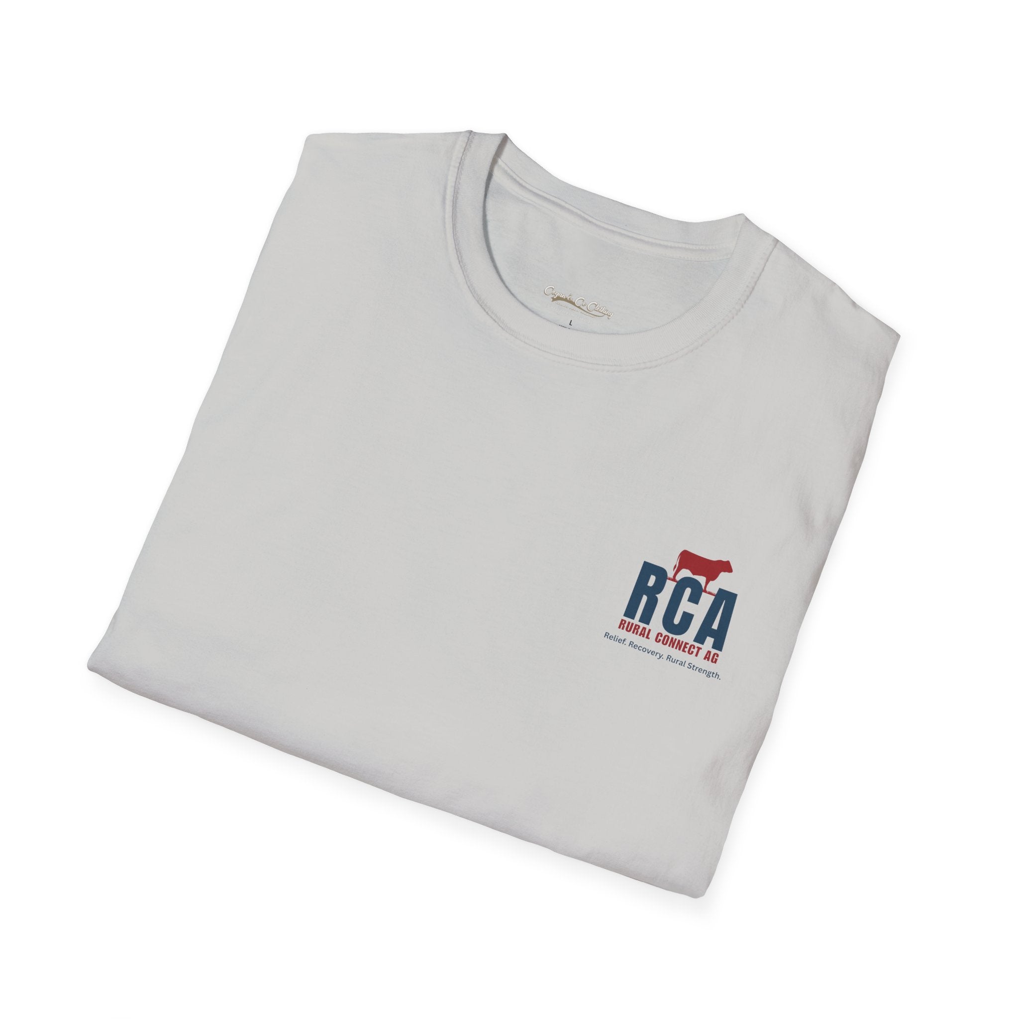 RCA Rural Connect Ag T-Shirt — Relief, Recovery, Unisex soft tee