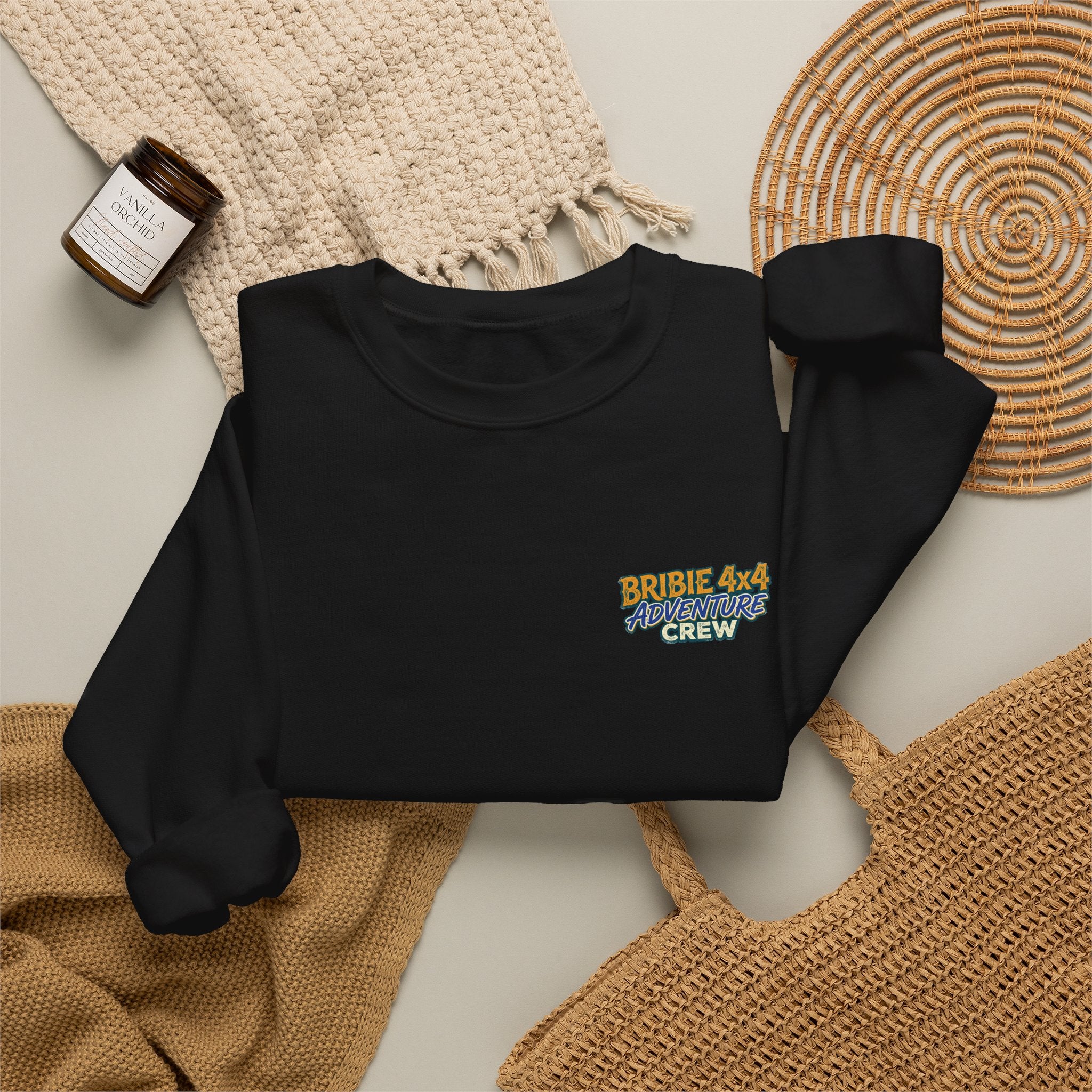 Bribie 4x4 adventure crew Crewneck Sweatshirt
