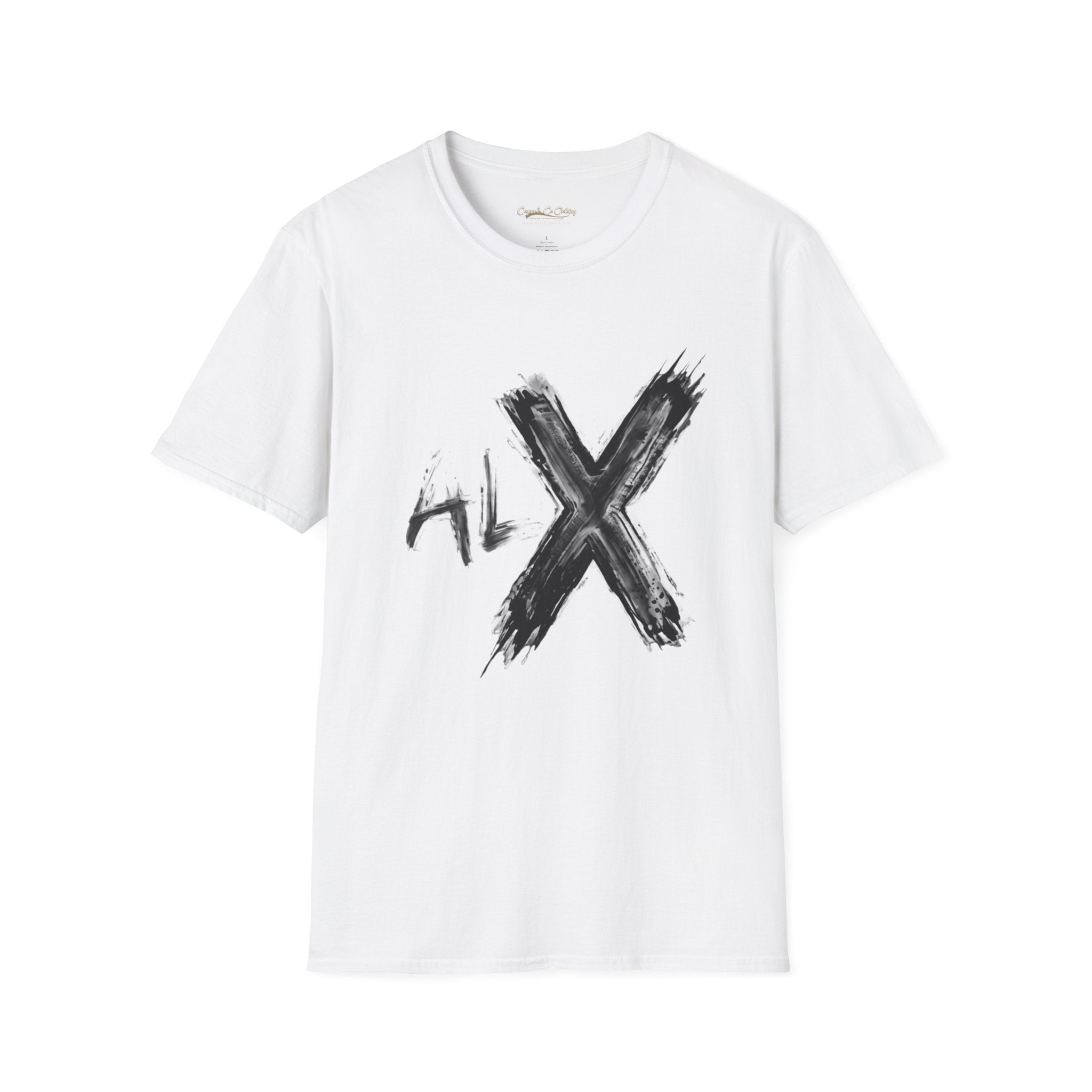 Paint Brush X T‑Shirt — Name "Alex" Graphic Tee