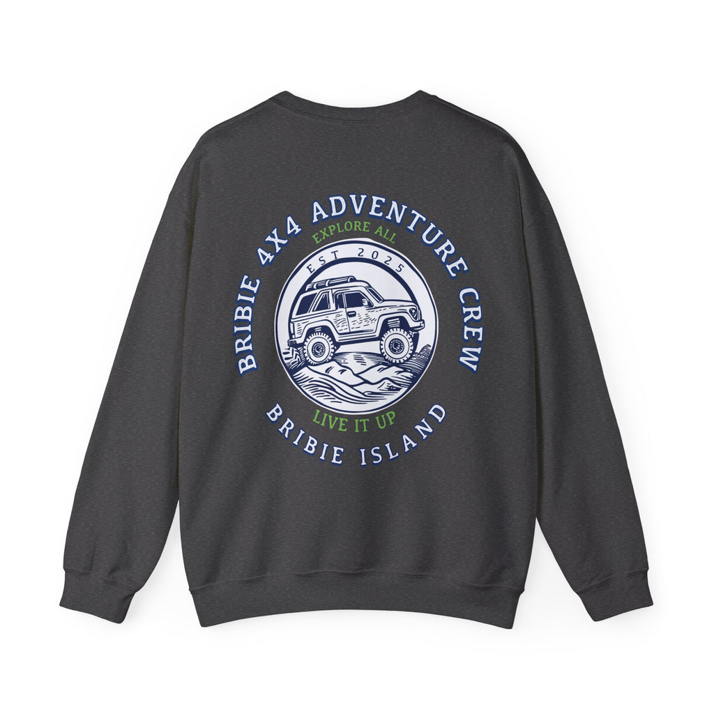 Bribie 4x4 adventure crew Crewneck Sweatshirt