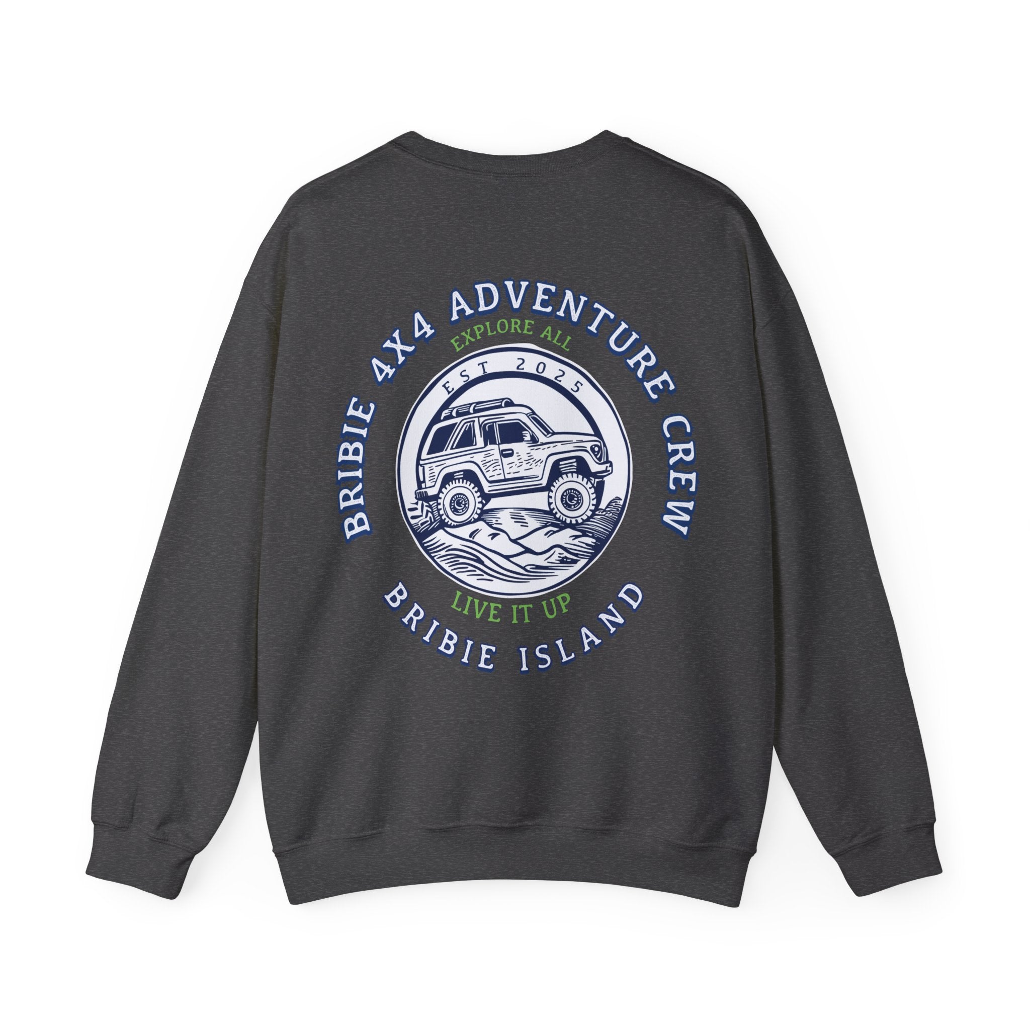 Bribie 4x4 adventure crew Crewneck Sweatshirt