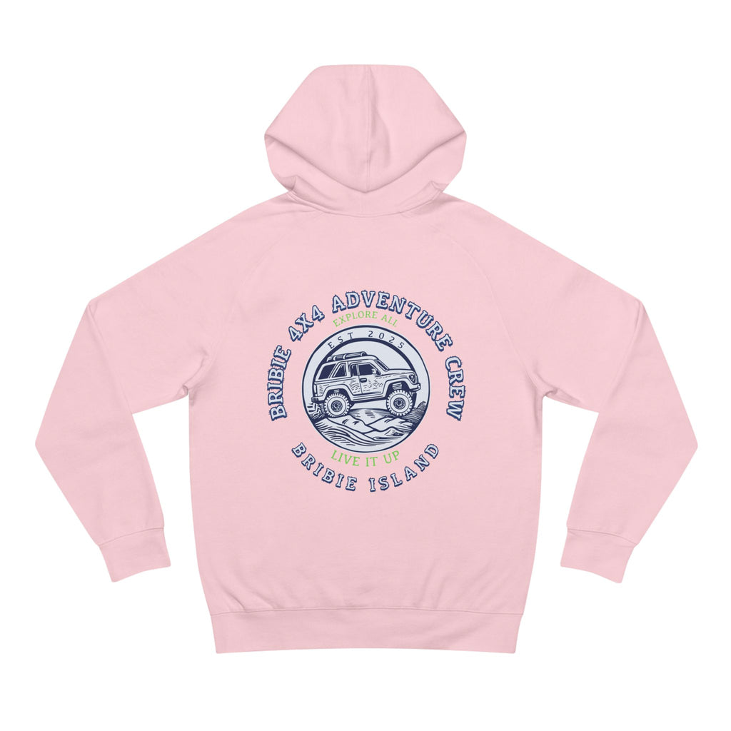 Bribie 4x4 Adventure Crew, Adventure Explorer Hoodie, Unisex Hoodie for Outdoor Lovers, Ideal for Camping, Road Trips, Gifts for Adventurers, Comfortable Hoodie