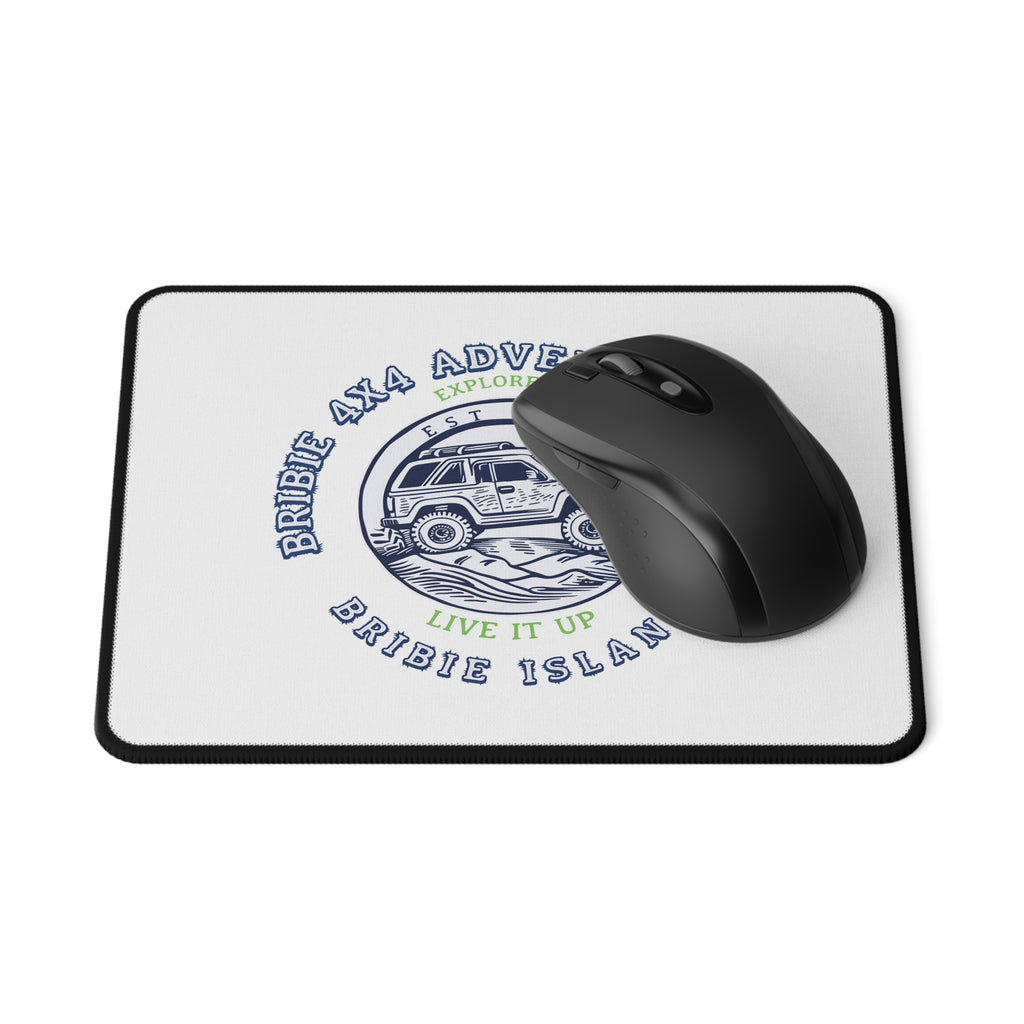 Bribie Island 4x4 Adventure Crew Mouse Pad - "Live It Up" Off-Road Gaming Pad