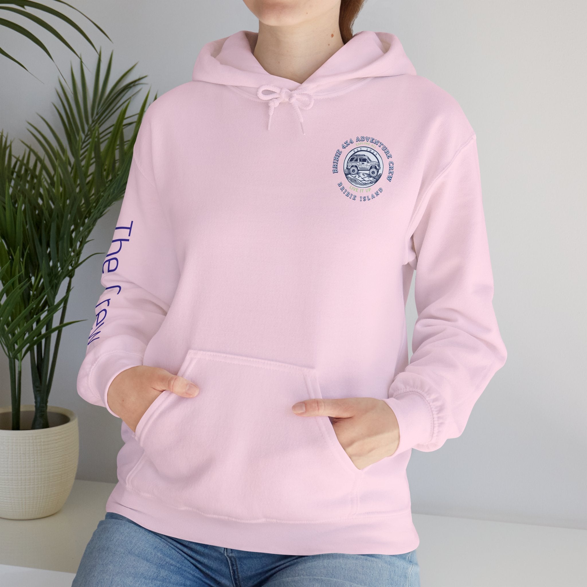 4x4 Adventure Crew Hoodie — Bribie Island Off-Road Jeep Sweatshirt