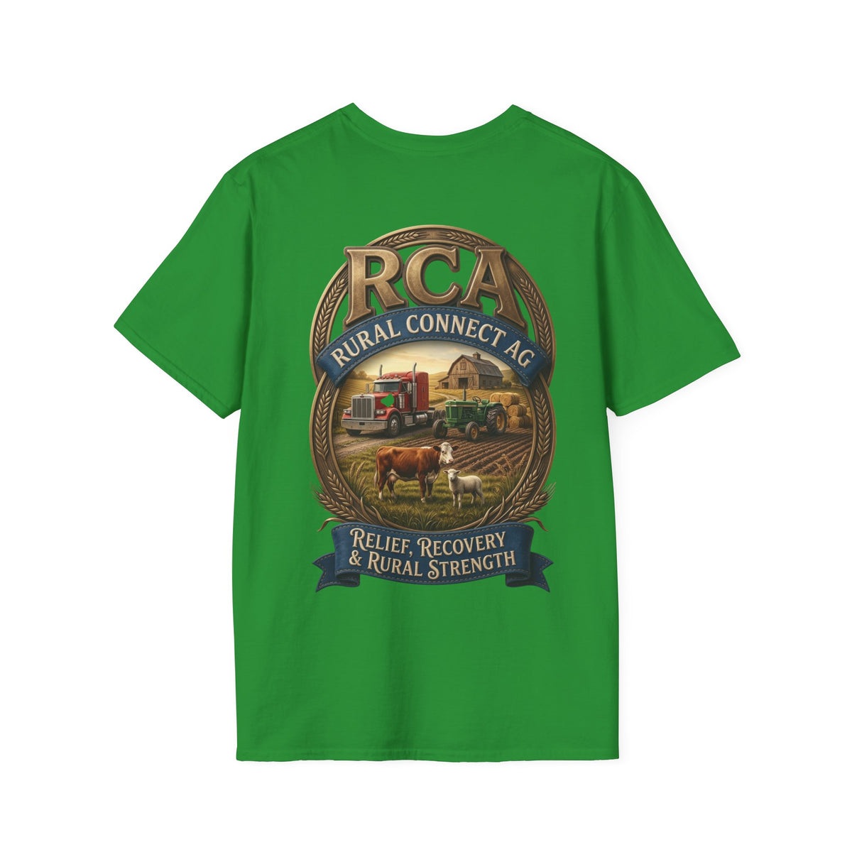 RCA Rural Connect Farm Strength T-Shirt — Relief, Recovery & Rural Community Tee