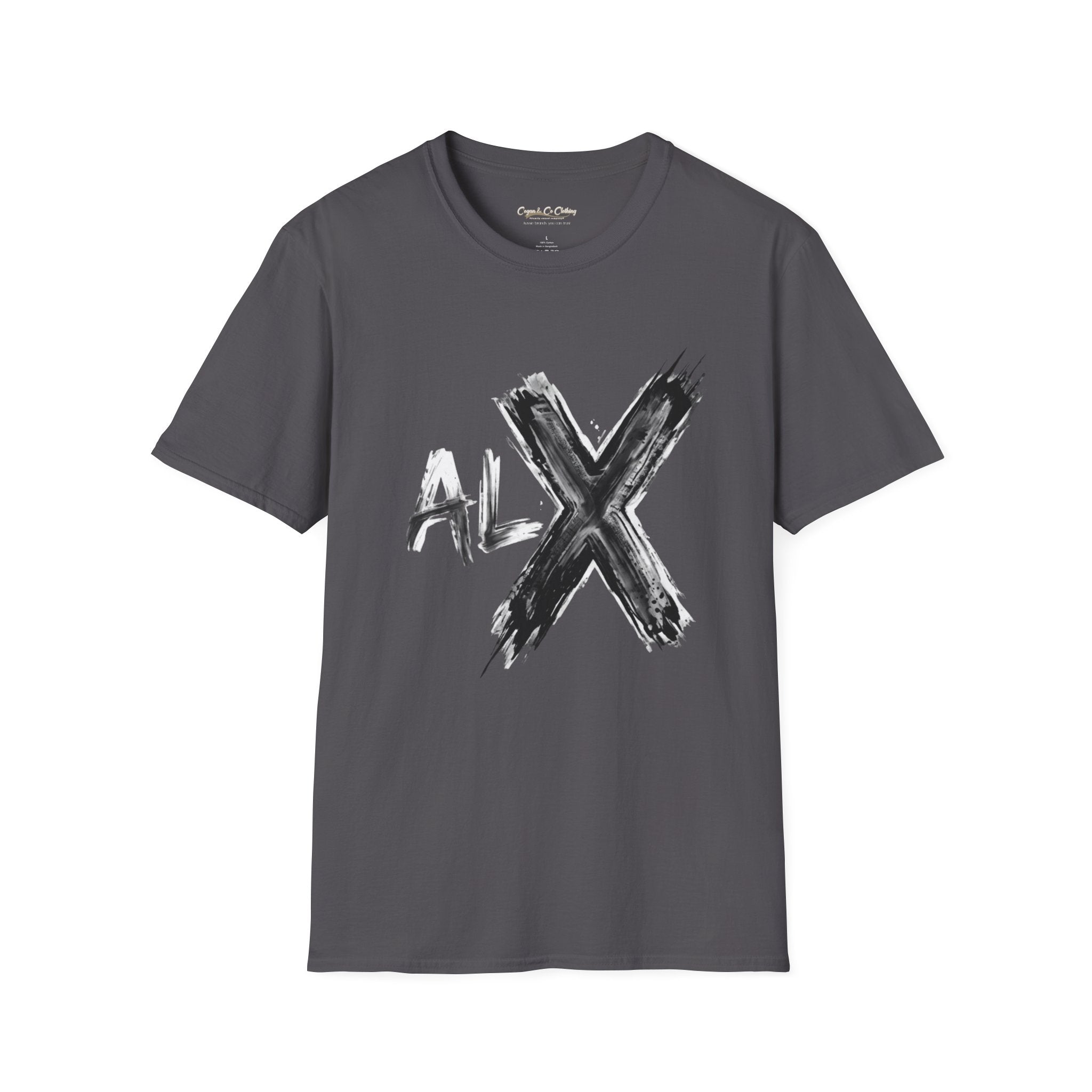 Paint Brush X T‑Shirt — Name "Alex" Graphic Tee