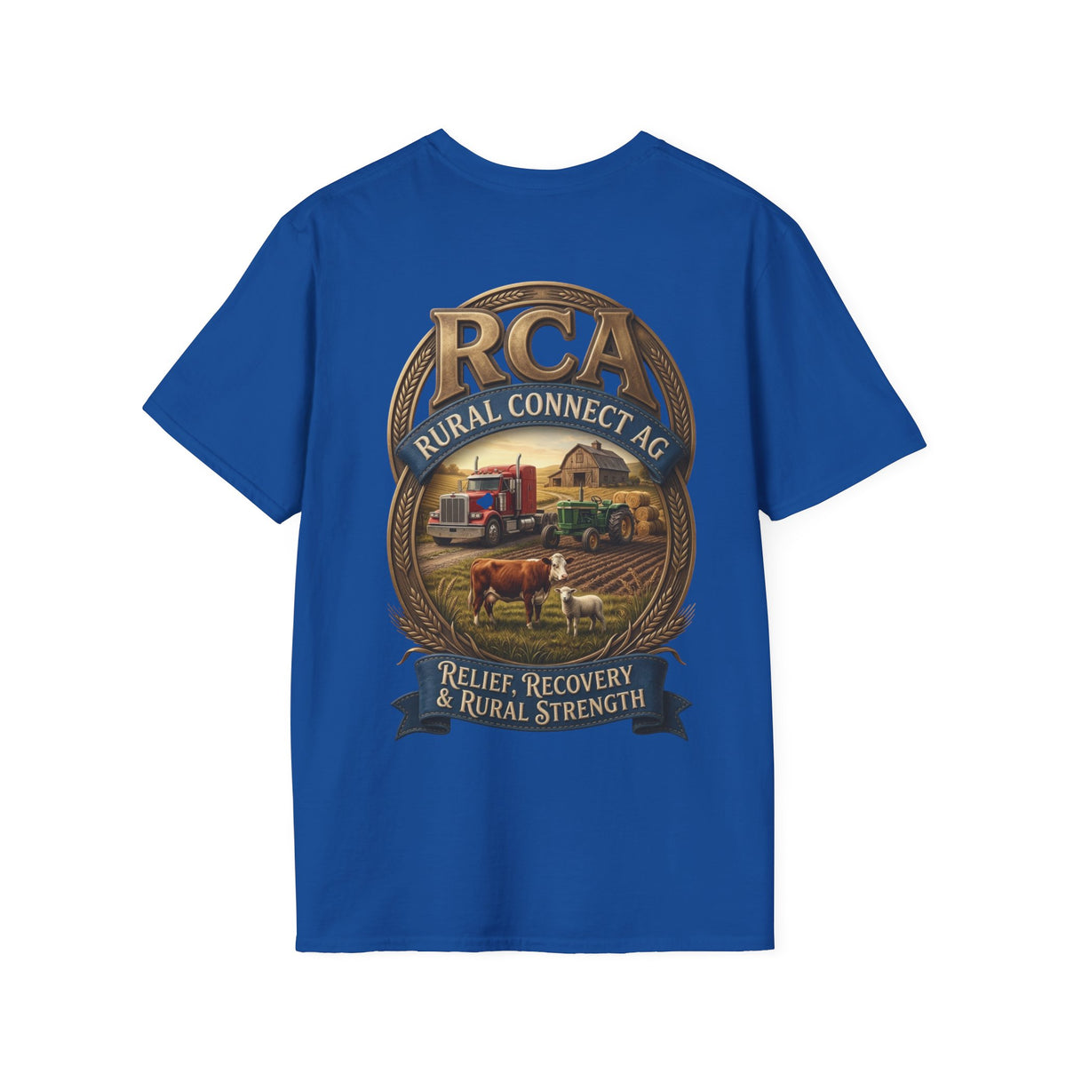 RCA Rural Connect Farm Strength T-Shirt — Relief, Recovery & Rural Community Tee