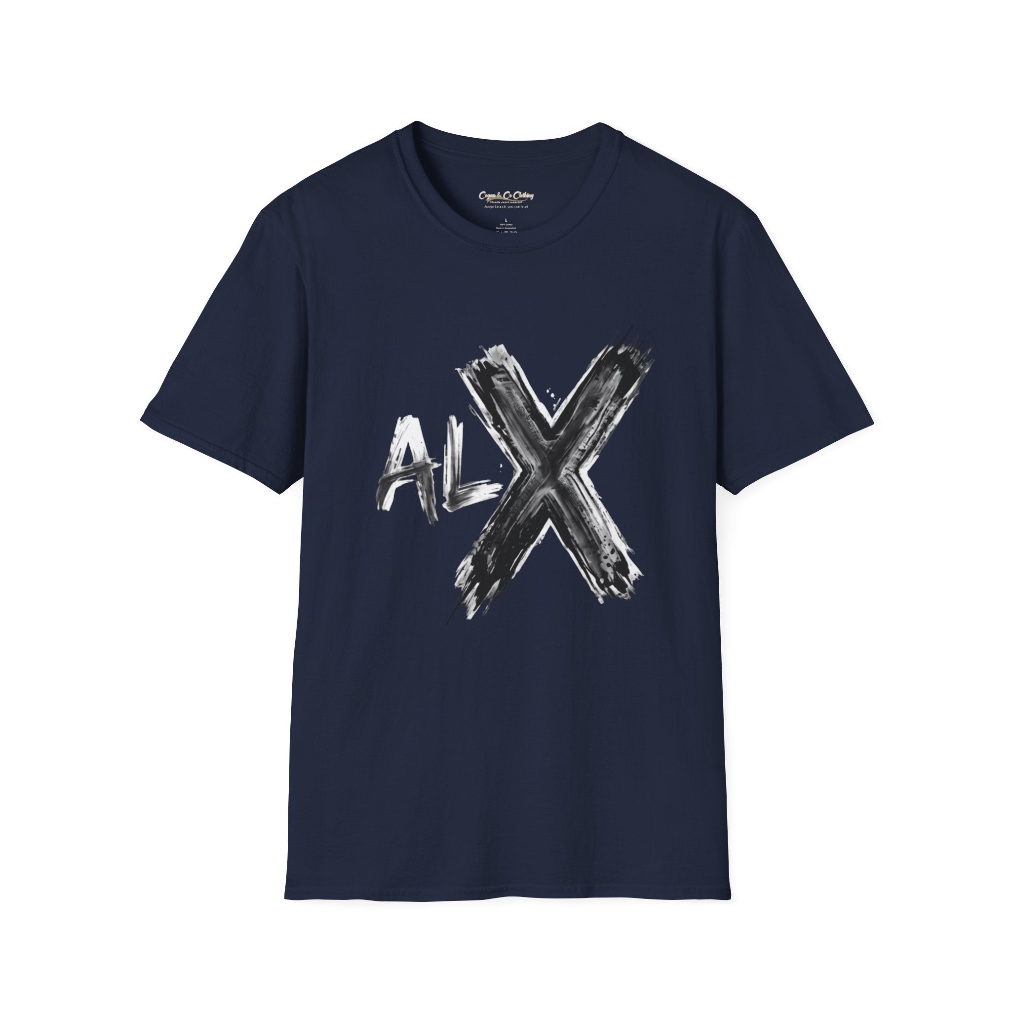 Paint Brush X T‑Shirt — Name "Alex" Graphic Tee