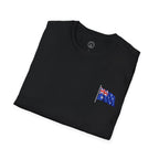 Aussie Aussie Aussie Oi Oi Oi Australian Flag T-Shirt | BACK PRINT