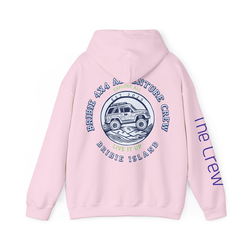 4x4 Adventure Crew Hoodie — Bribie Island Off-Road Jeep Sweatshirt