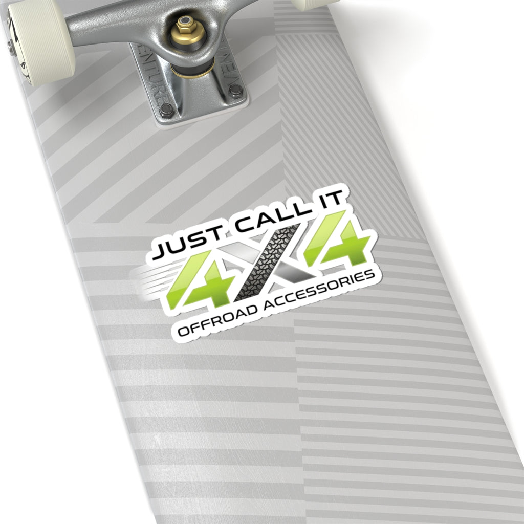 4x4 Offroad Sticker — "Just Call It 4x4" Logo Kiss-Cut