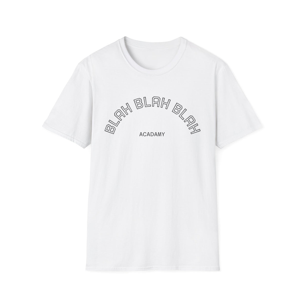 Bla Bla Bla Tee — Minimalist Graphic T-Shirt