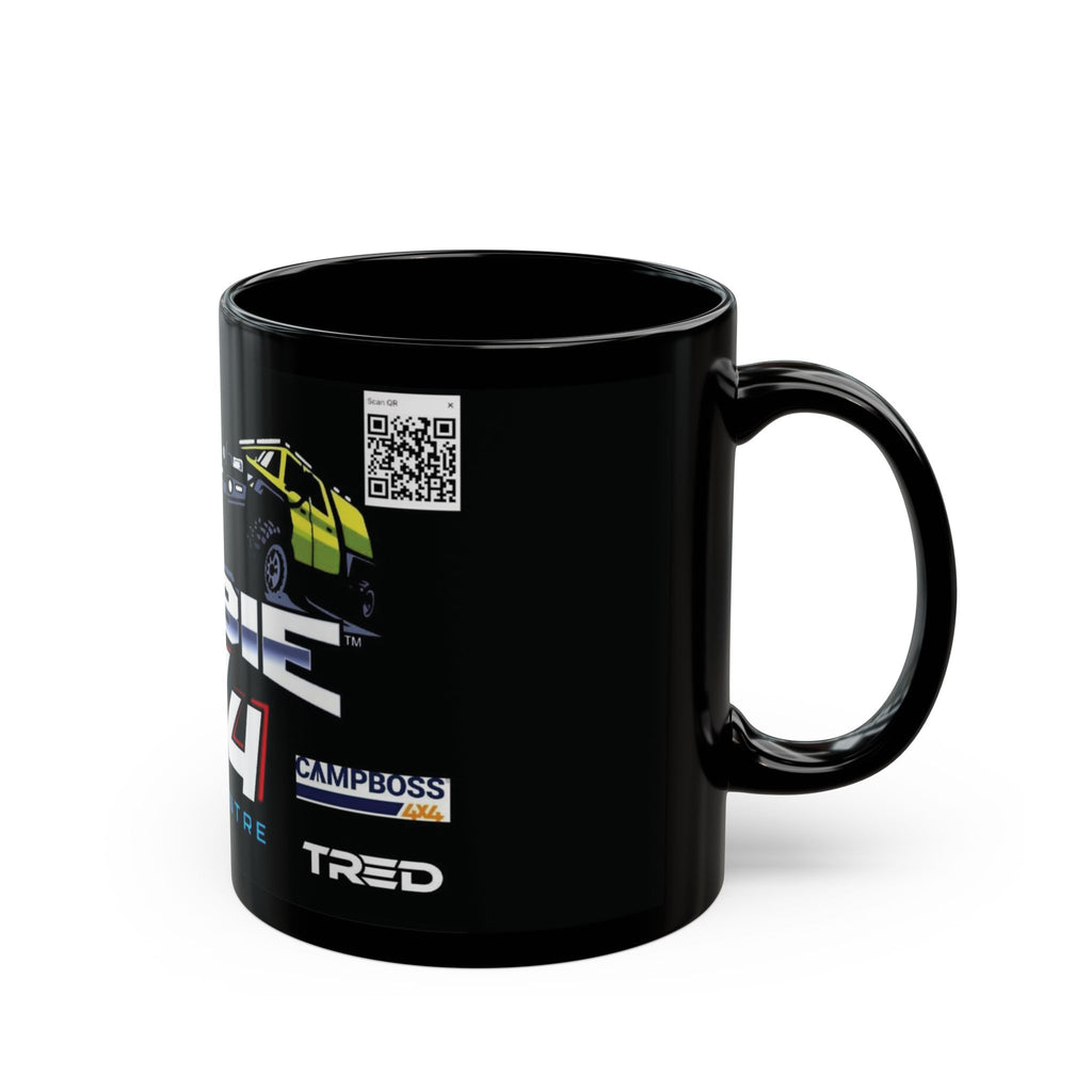 Bribie 4x4 Adventure Mug - Black | 11oz & 15oz Off-Road Enthusiast Cup