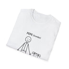 Pepe (Grandpa) Stick Figure Grandpa T-Shirt — Cute Grandpa & Granddaughter Tee