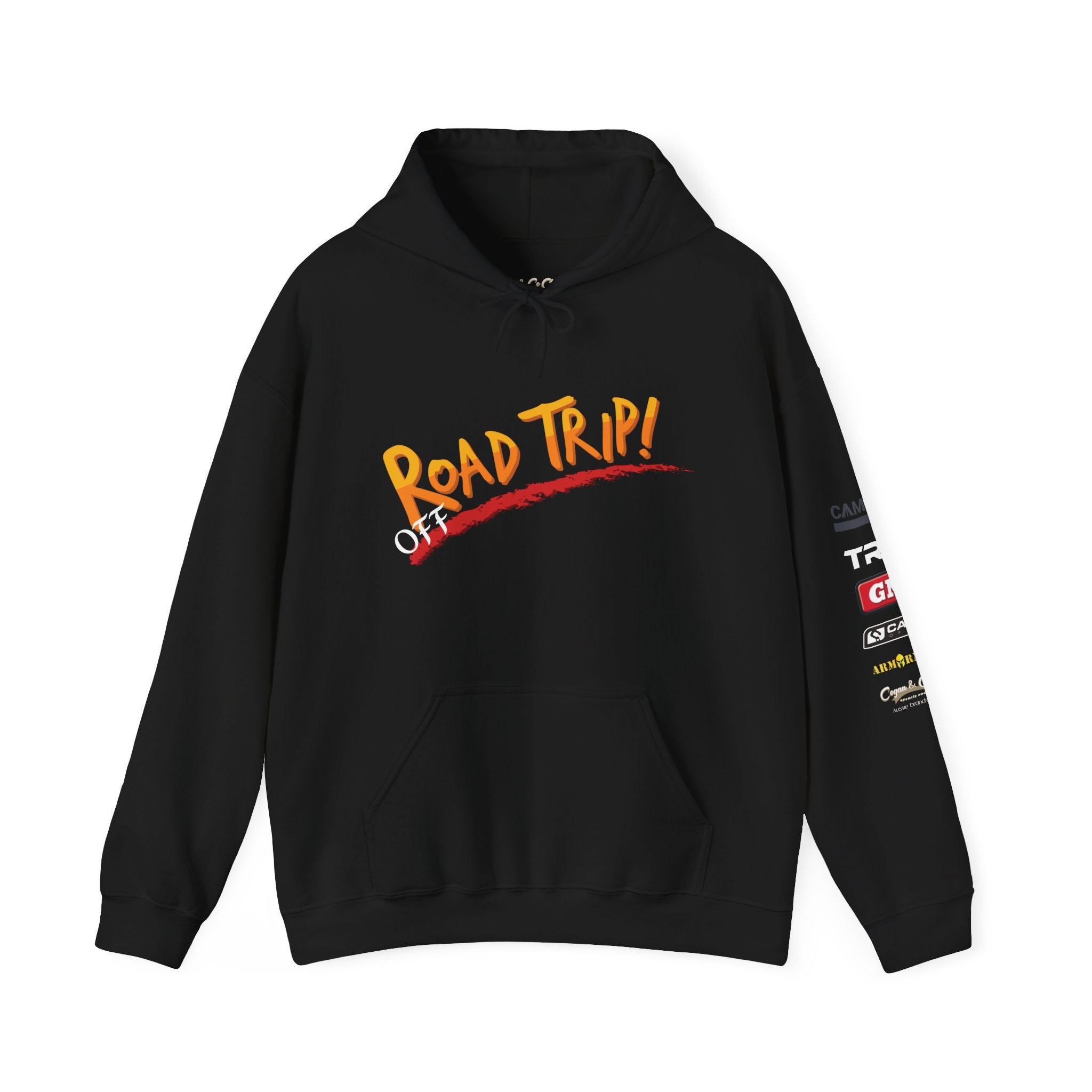 Bribie 4x4 Centre Road Trip Adventure Hoodie for Travel Lovers, Cozy Sweatshirt, Unisex Hooded Sweatshirt for Road Trips, Summer Outings, Vacation Gear