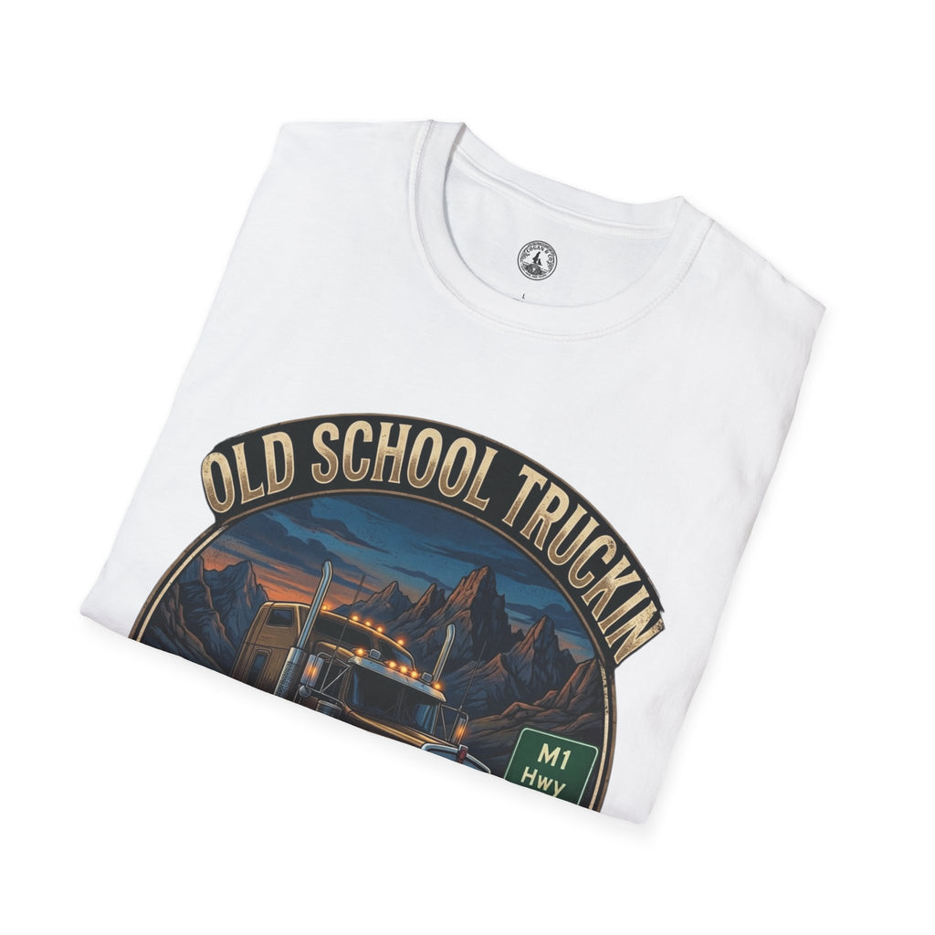 Old School Truckin' T-Shirt – 'The Good Old Days' Vintage Semi Truck Graphic