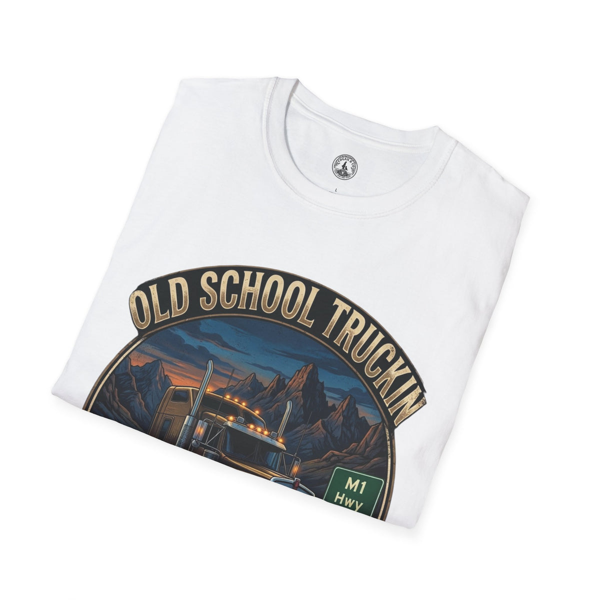 Old School Truckin' T-Shirt – 'The Good Old Days' Vintage Semi Truck Graphic