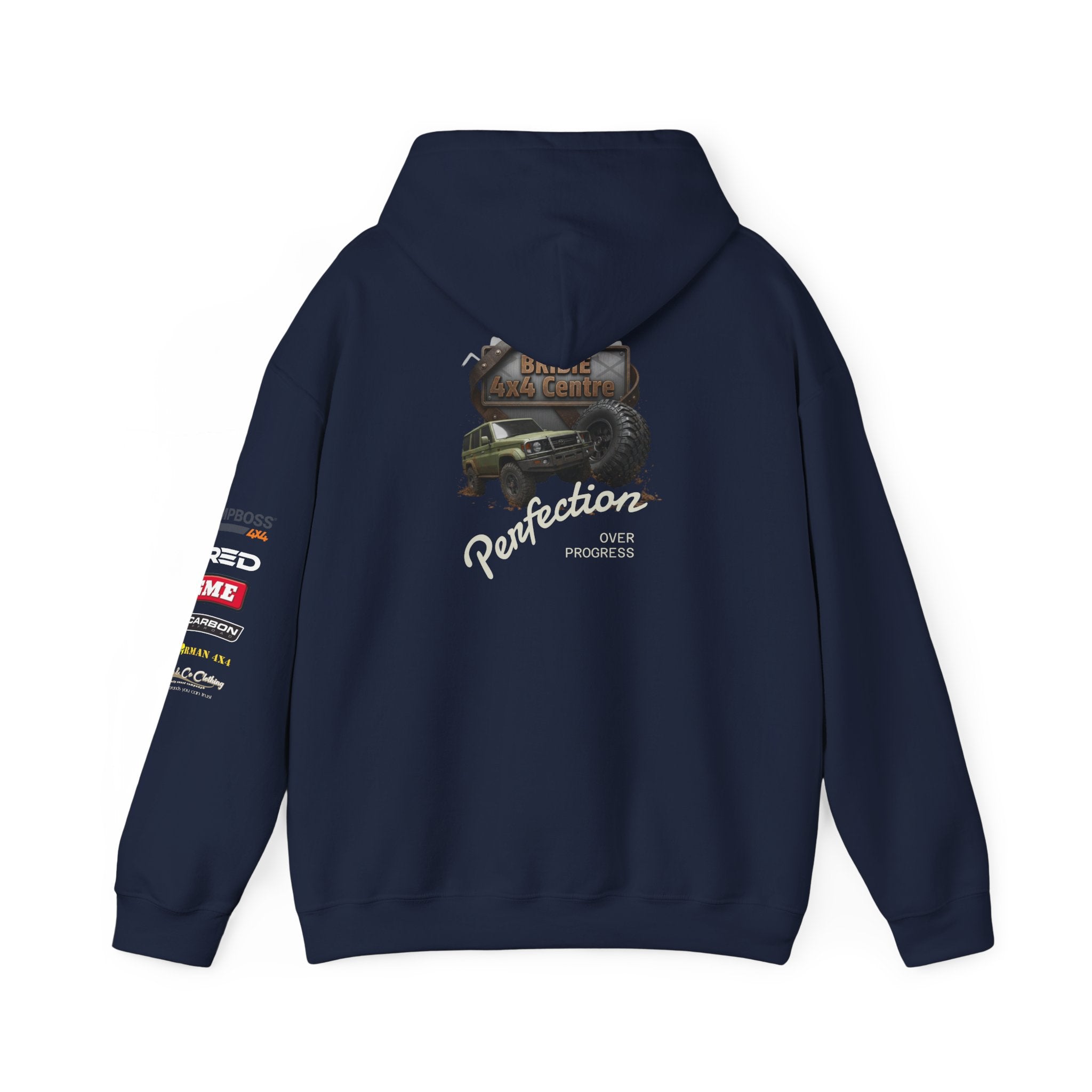 Bribie 4x4 Centre Hoodie — Off‑Road 4x4 Crew Sweatshirt