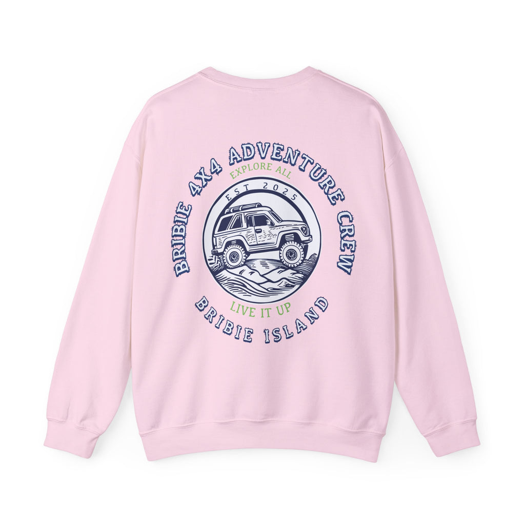 Bribie 4x4 adventure crew Crewneck Sweatshirt