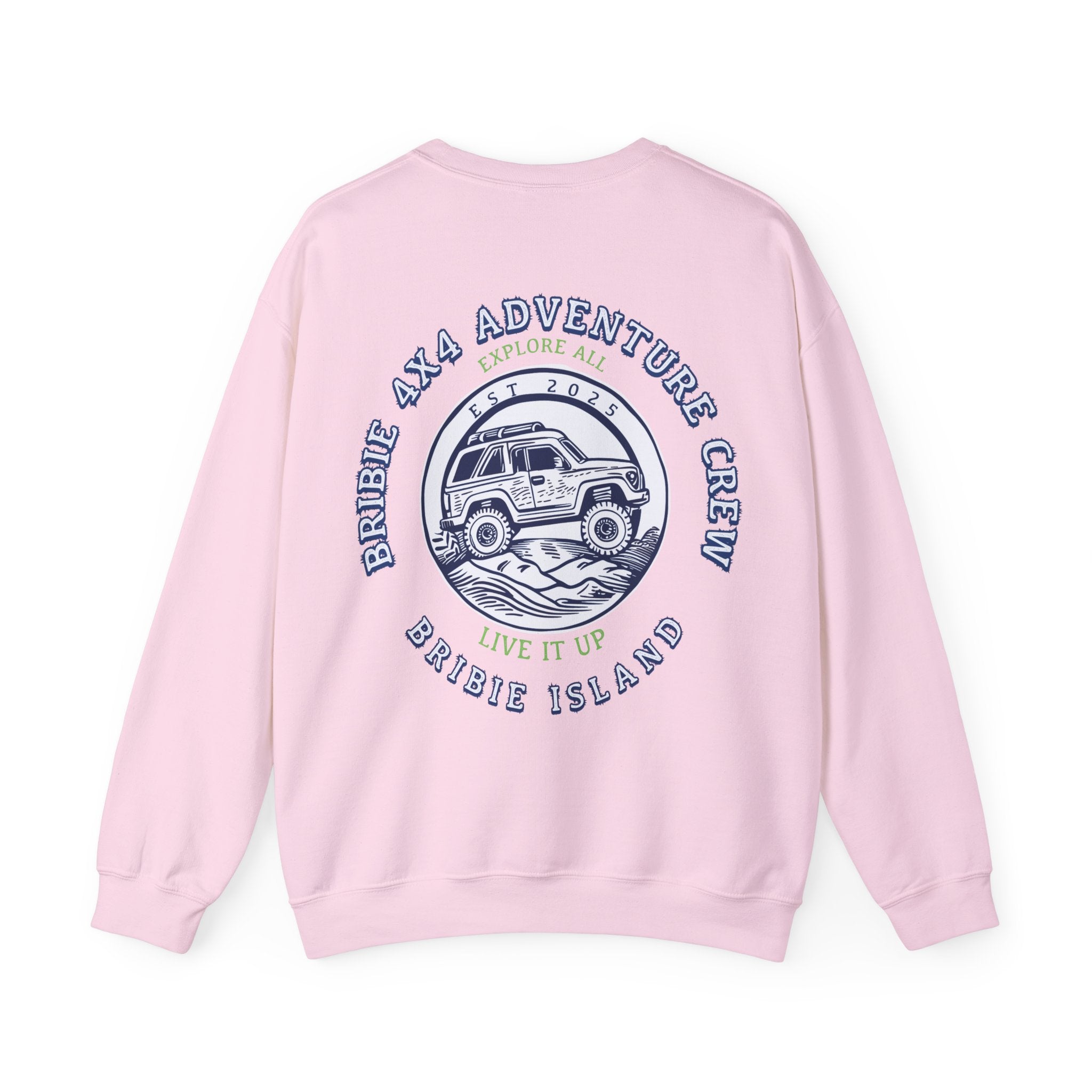 Bribie 4x4 adventure crew Crewneck Sweatshirt