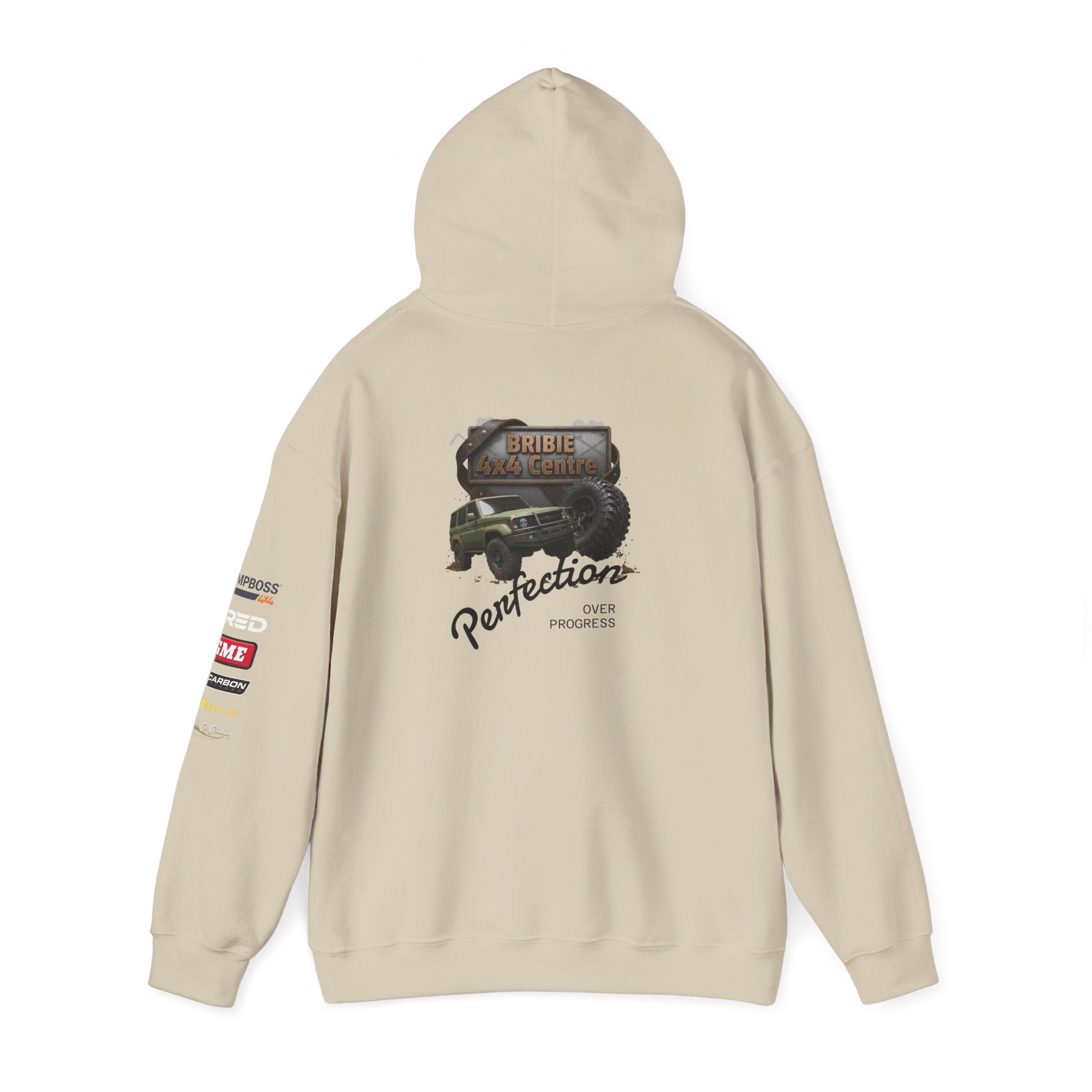 Bribie 4x4 Centre Hoodie — Off‑Road 4x4 Crew Sweatshirt