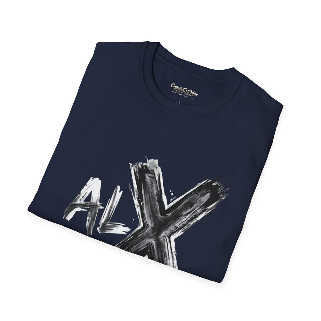 Paint Brush X T‑Shirt — Name "Alex" Graphic Tee