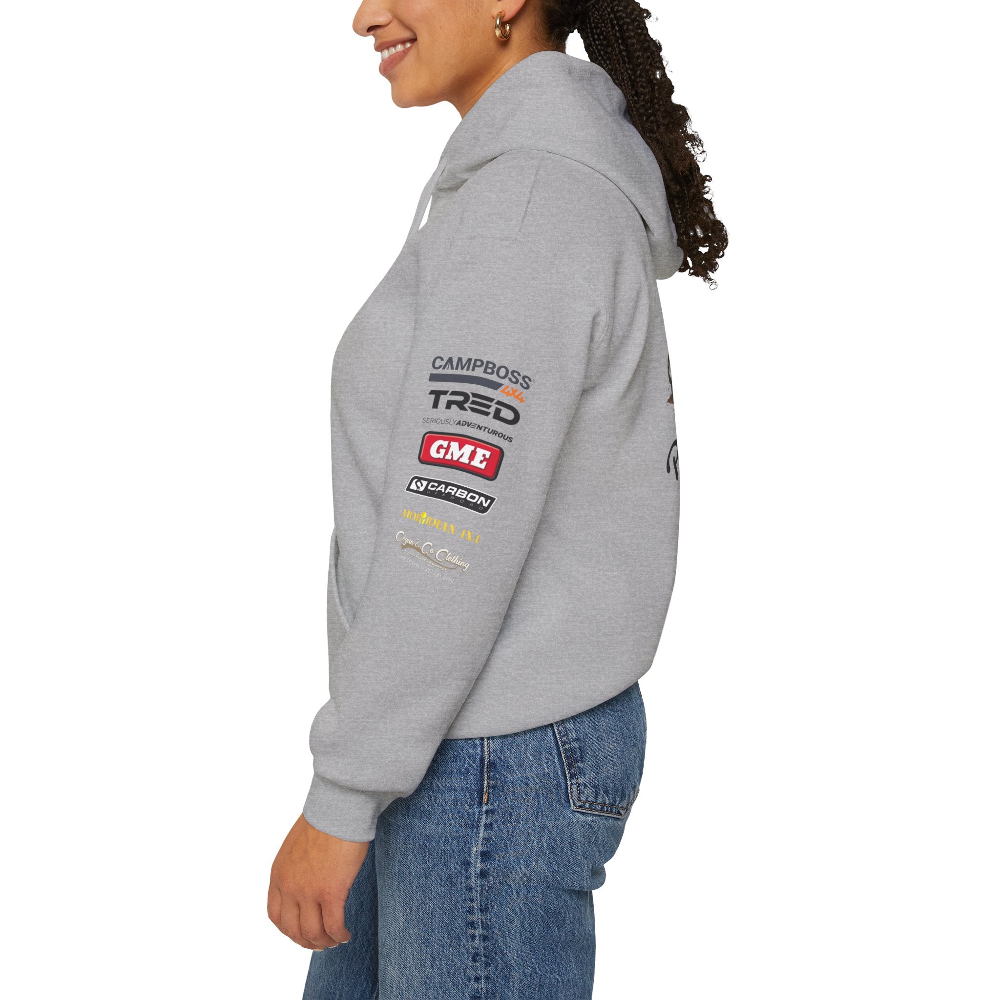Bribie 4x4 Centre Hoodie — Off‑Road 4x4 Crew Sweatshirt