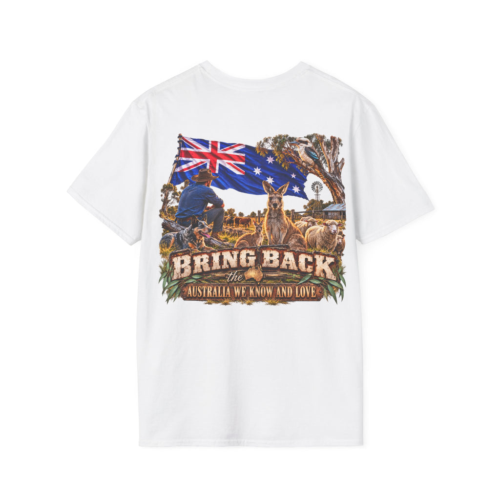 Bring Back Australia Wildlife T-Shirt | BACK PRINT