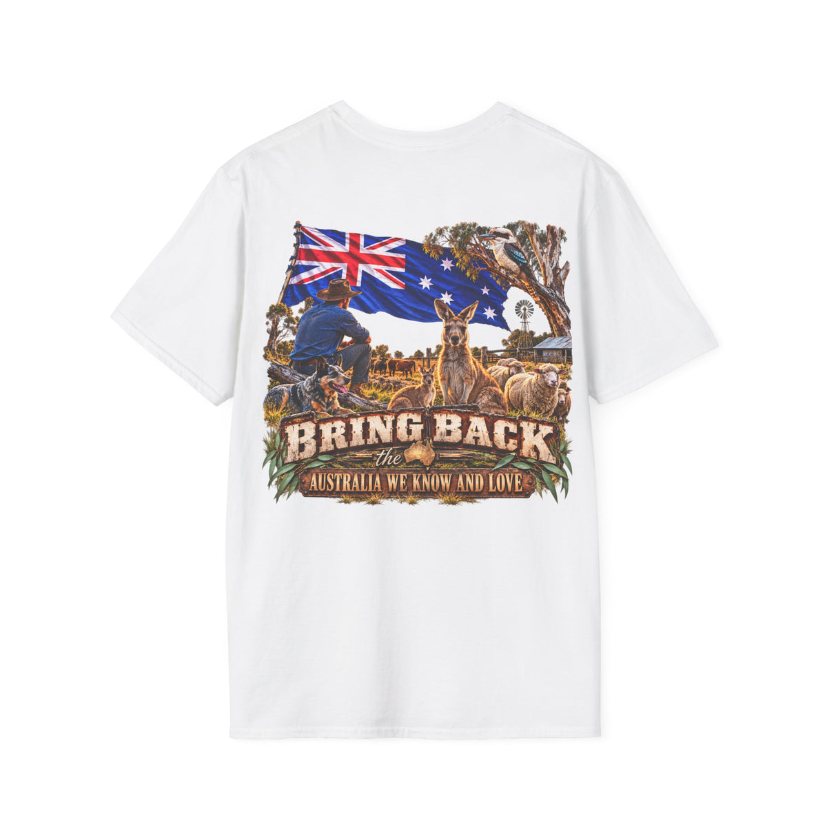 Bring Back Australia Wildlife T-Shirt | BACK PRINT