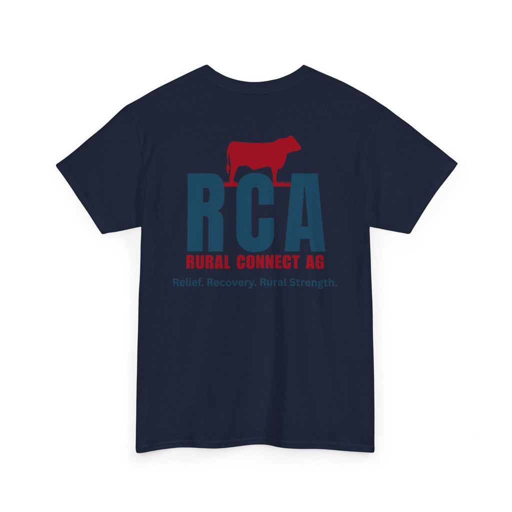 Rural Connect AG Unisex Heavy Cotton Tee - Relief Recovery Rural Strength