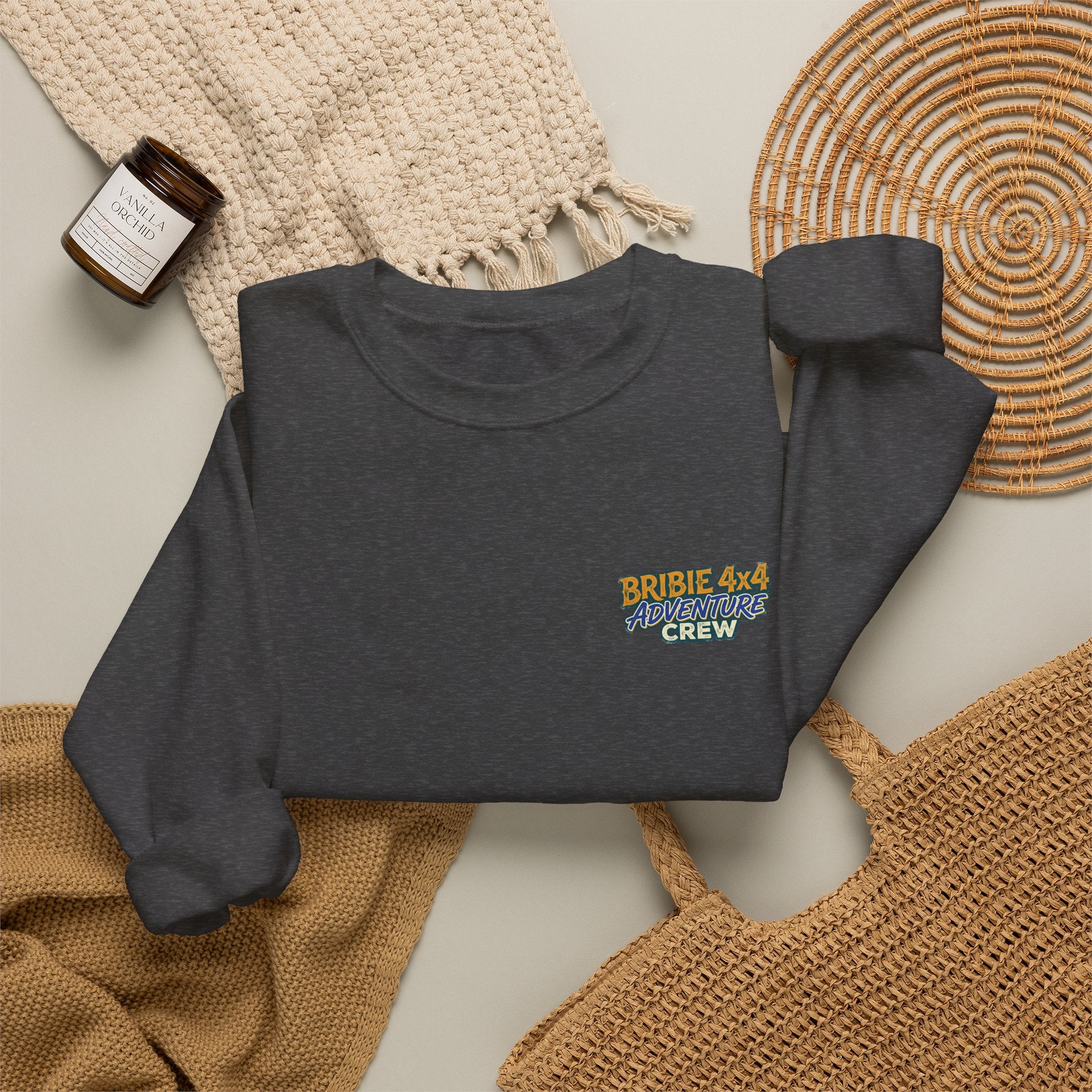 Bribie 4x4 adventure crew Crewneck Sweatshirt