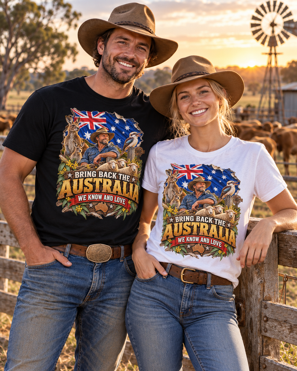 Bring Back Australia Wildlife T-Shirt | FRONT PRINT