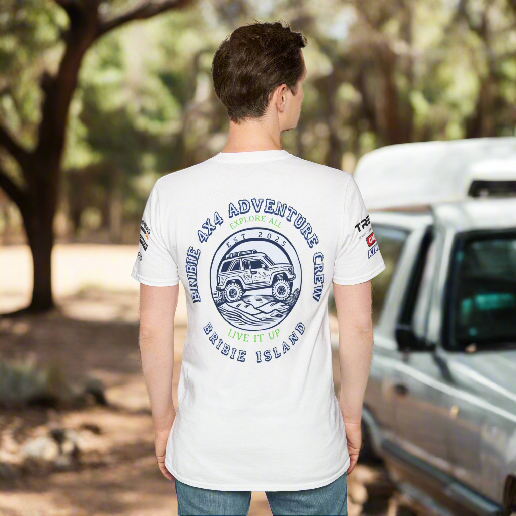Bribie 4x4 Adventure Crew T-Shirt | Unisex Tee