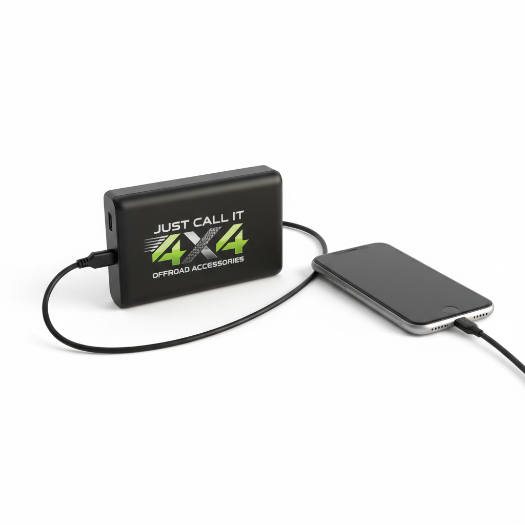 Powerbank White Studio Shot